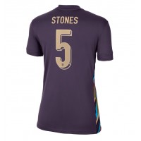 Maglie da calcio Inghilterra John Stones #5 Seconda Maglia Femminile Europei 2024 Manica Corta